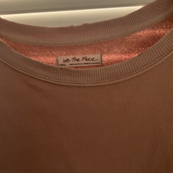 We The Free Camden Sweatshirt Tan Small NWOT - Picture 4 of 4